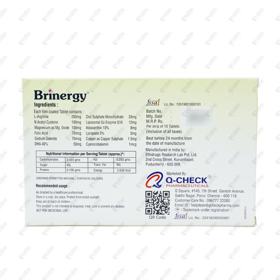 Brinergy Tablet 10's
