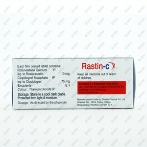 Rastin C Tablet 10's