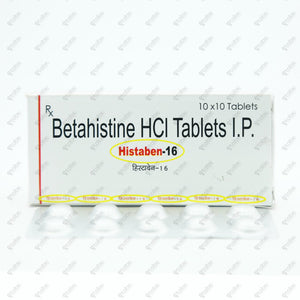 Histaben 16mg Tablet 10's