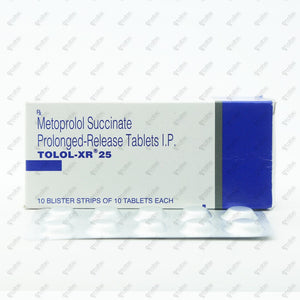 Tolol XR 25mg Tablets 10's