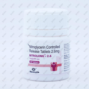 Nitrolong 2.6mg Tablet 30's