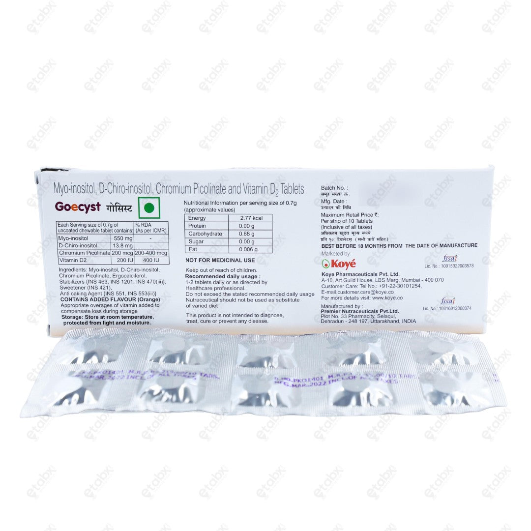 Goecyst Tablet 10's