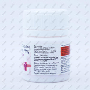 Nitrolong 2.6mg Tablet 30's