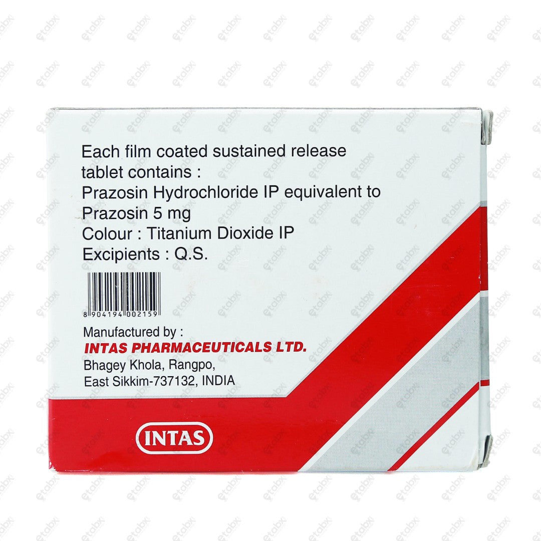 Prazopill XL 5mg Tablet 30's