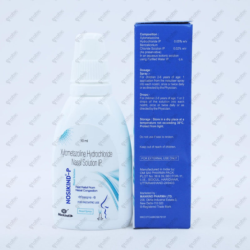 Nosikind P Nasal Spray 10ml