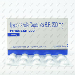 Itraclar 200mg Capsule 10's