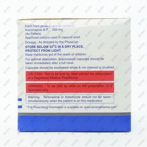 Itraclar 200mg Capsule 10's