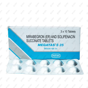 MEGATAS S 25mg Tablet 10's