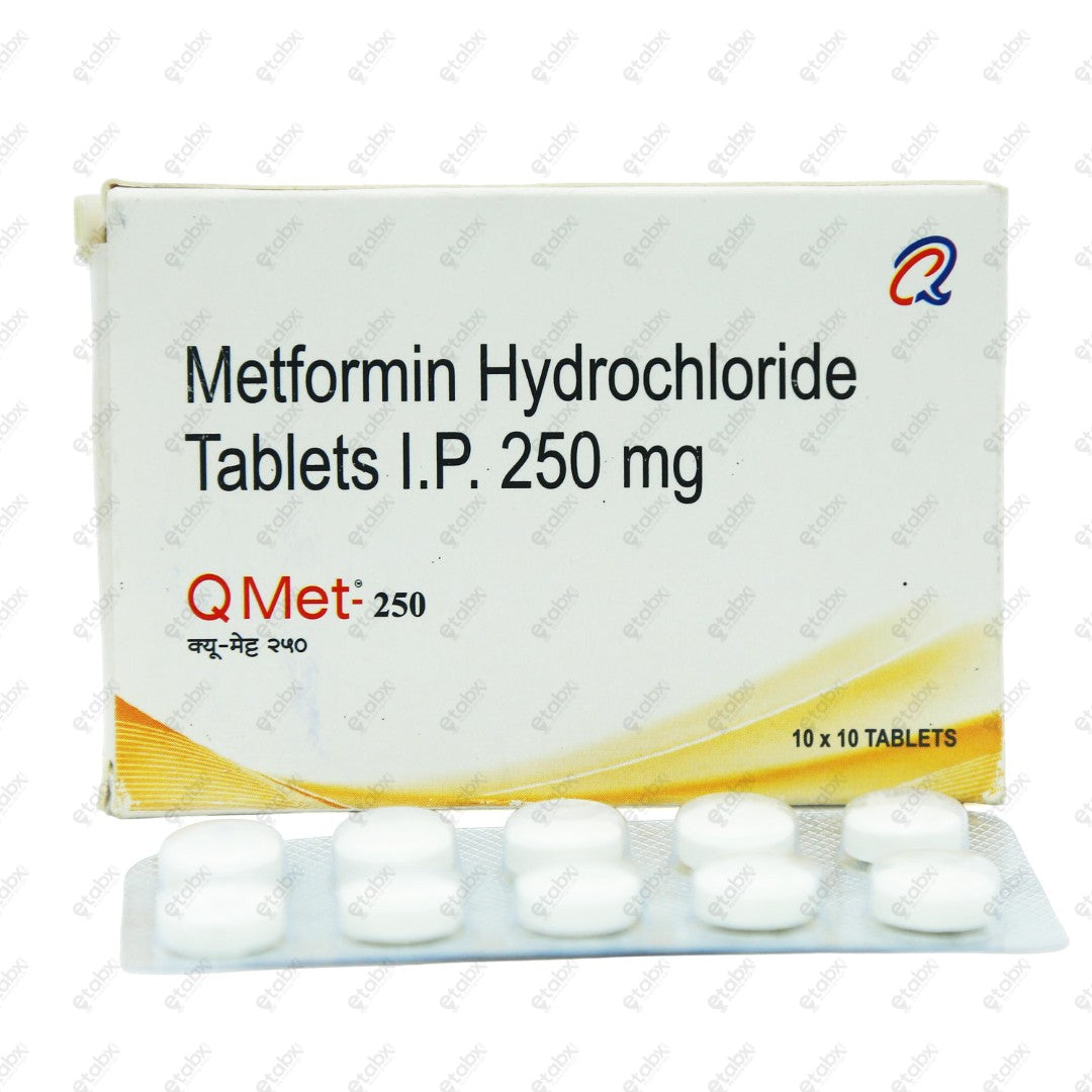 Q Met 250 Tablet 10's