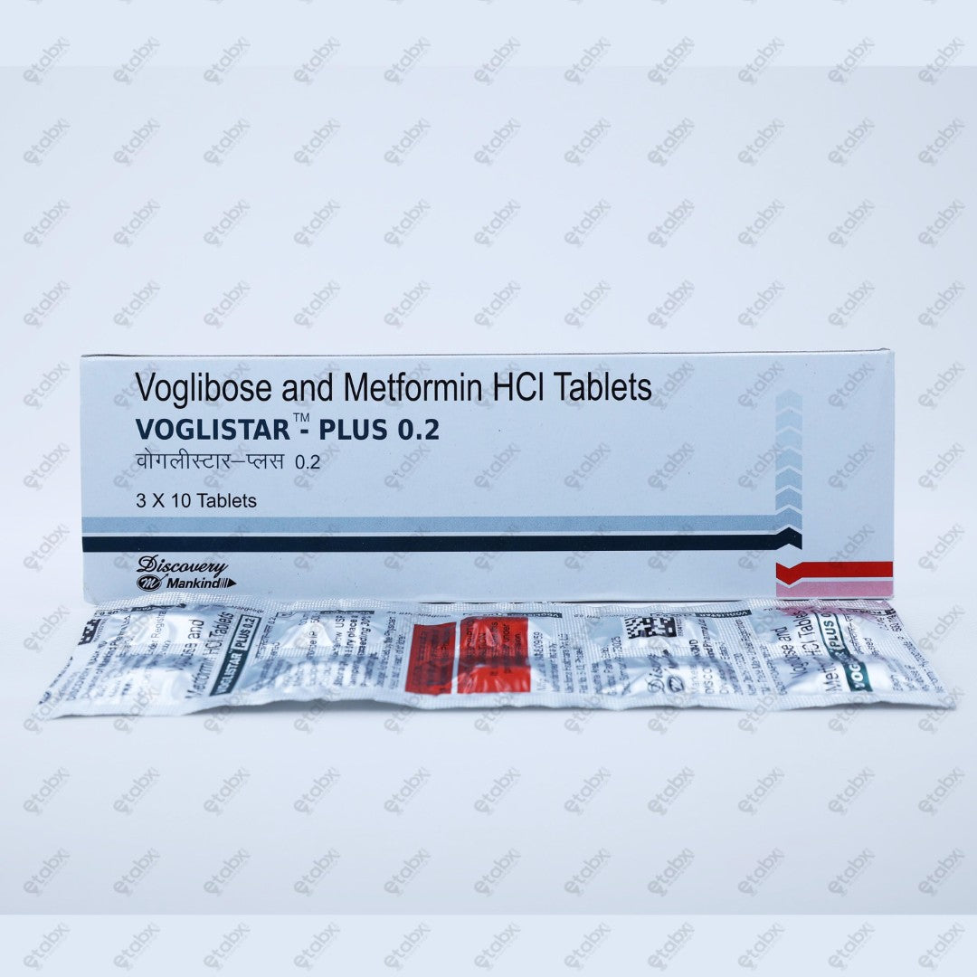 Voglistar Plus 0.2mg Tablets 15's