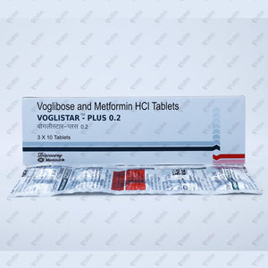 Voglistar Plus 0.2mg Tablets 15's