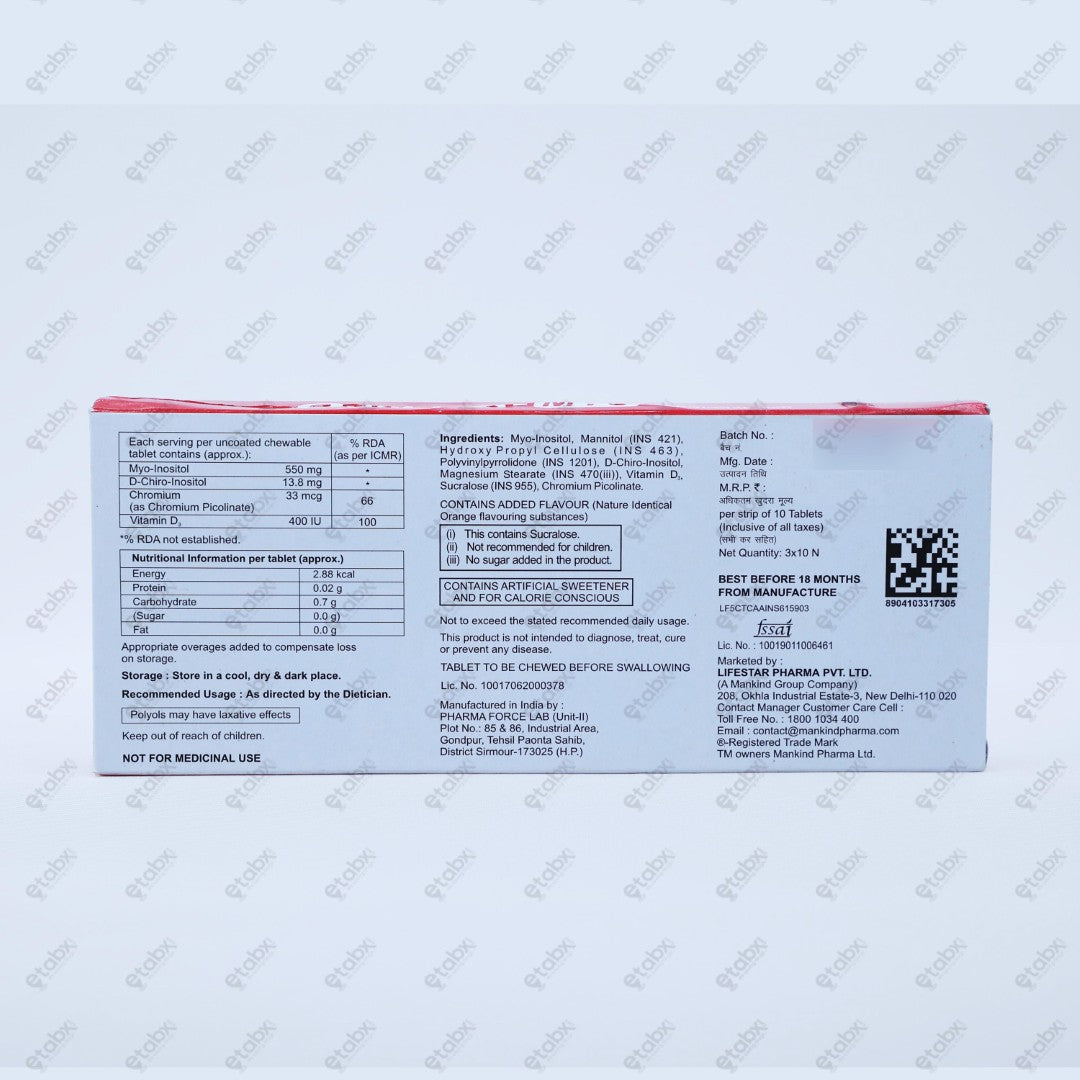 Ovabless Myo Chewable Tablet 10's