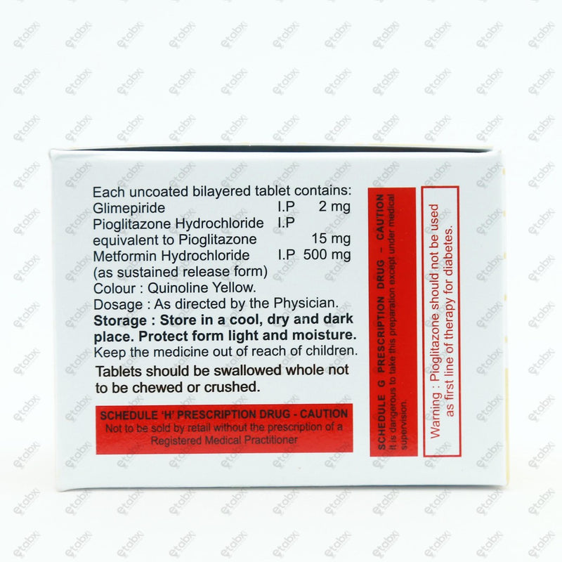 Triglucobeat 2 Tablet 10's