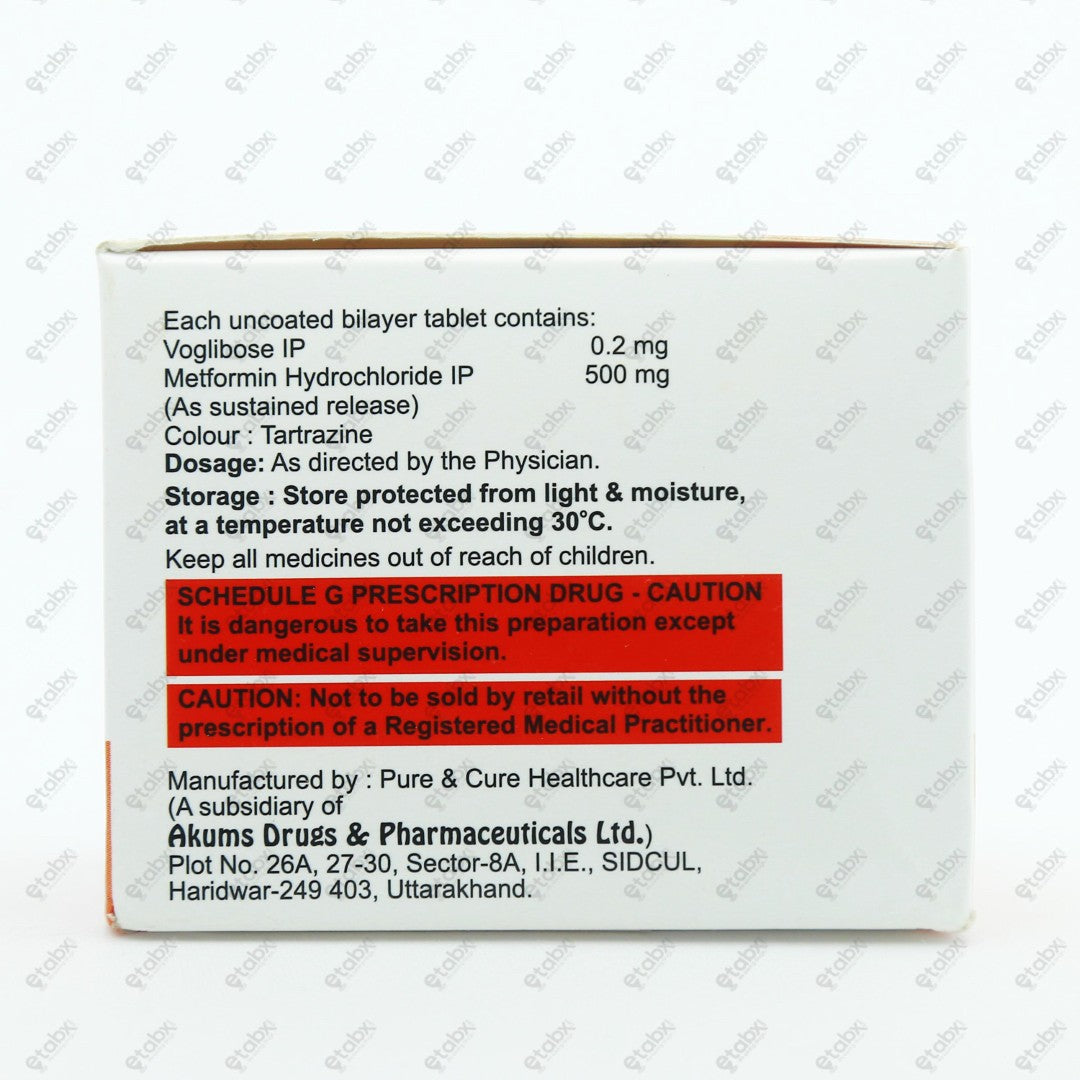 Volibose M 0.2 Tablet 10's