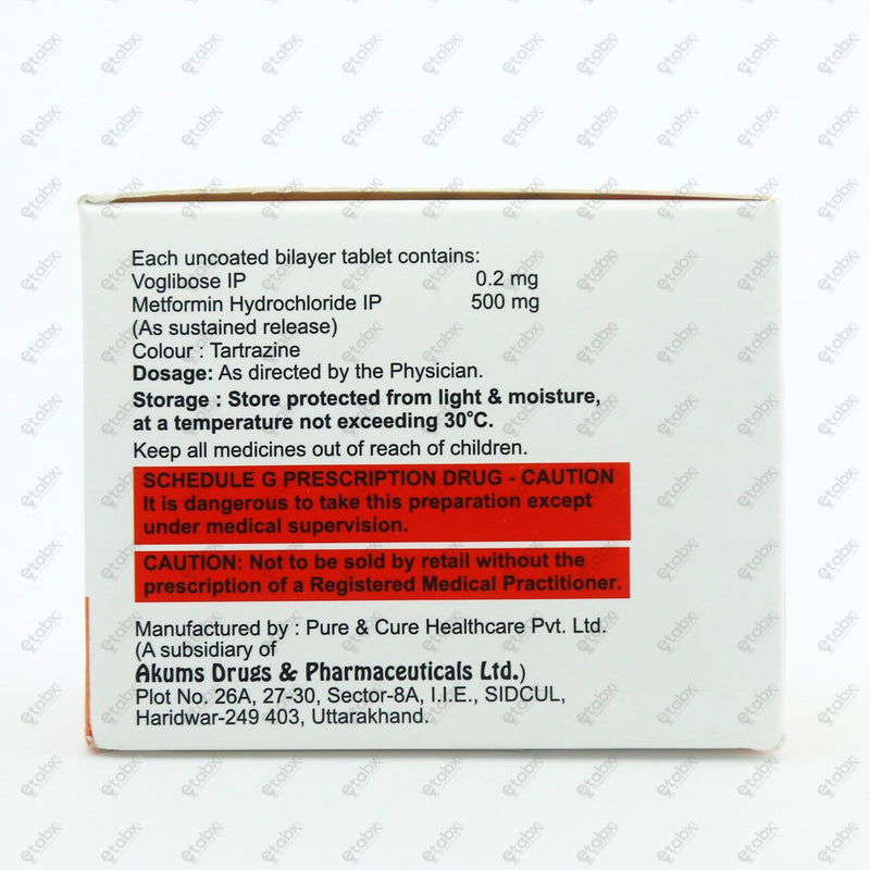 Volibose M 0.2 Tablet 10's