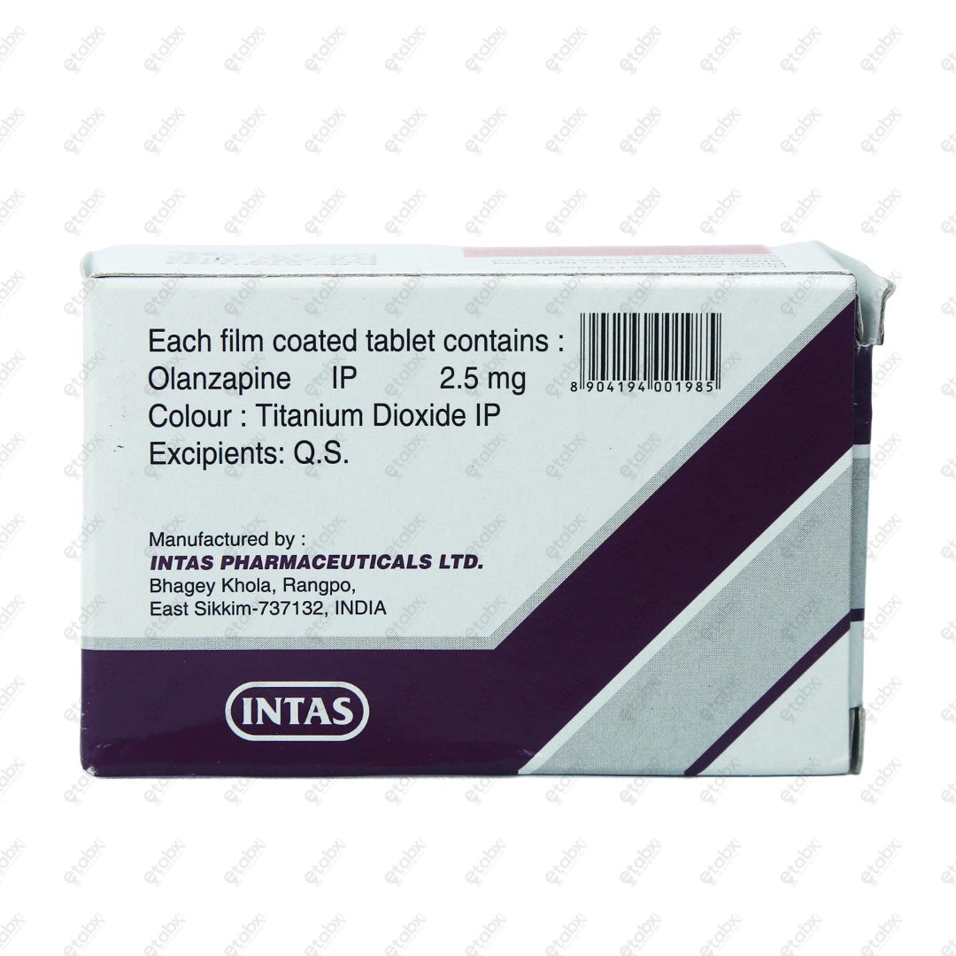 Oliza 2.5mg Tablet 10's