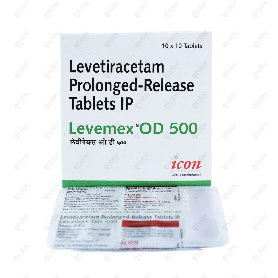 LEVEMEX OD 500mg Tablets (10's)