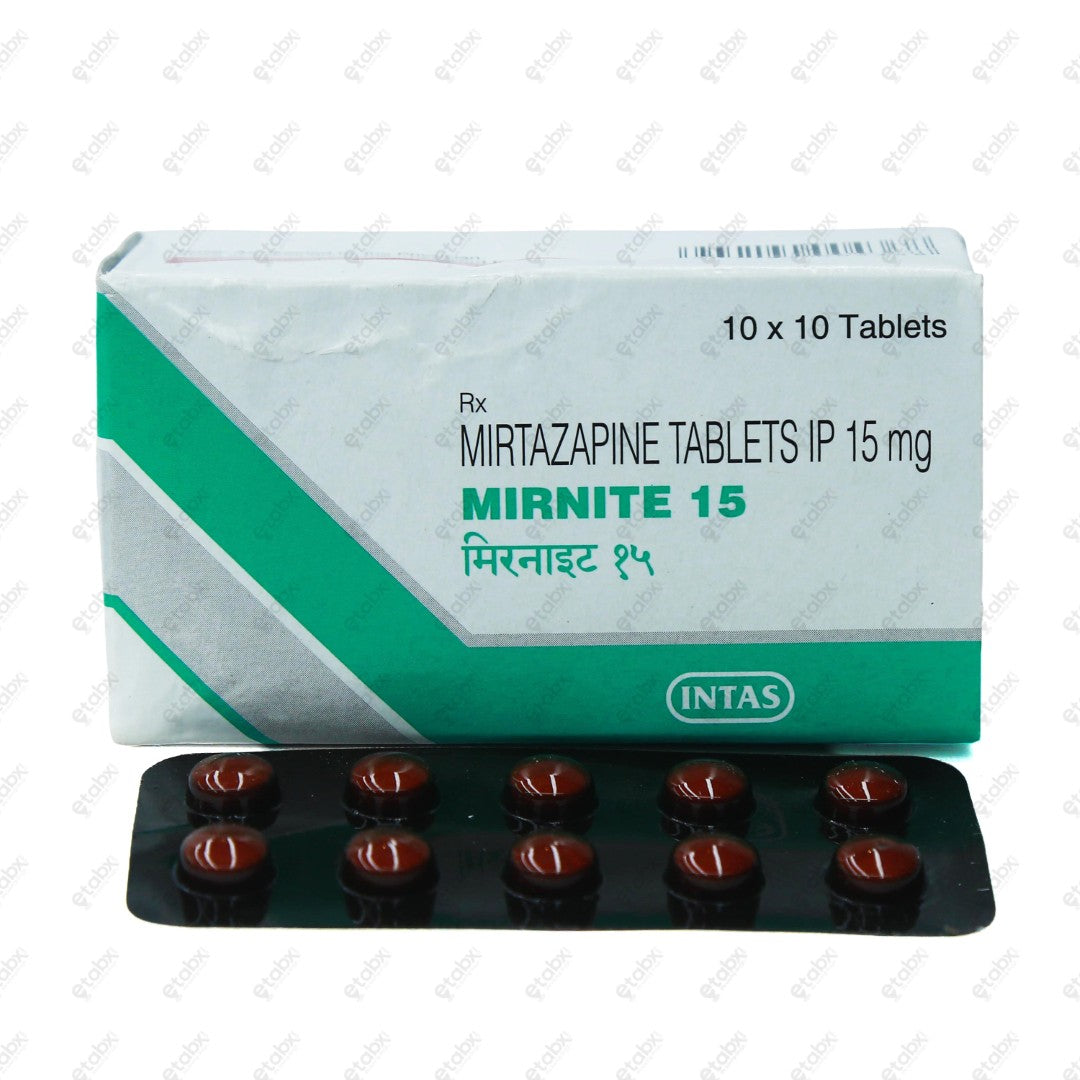 Mirnite 15mg Tablets 10's