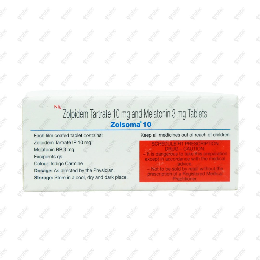 Zolsoma 10 Tablet 10's
