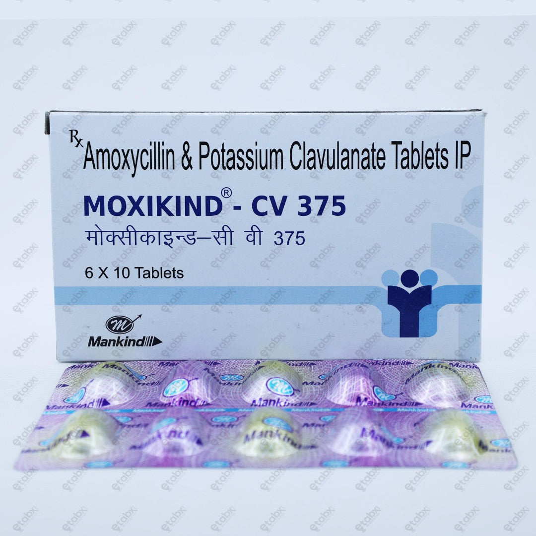 Moxikind CV 375mg Tablet 10's