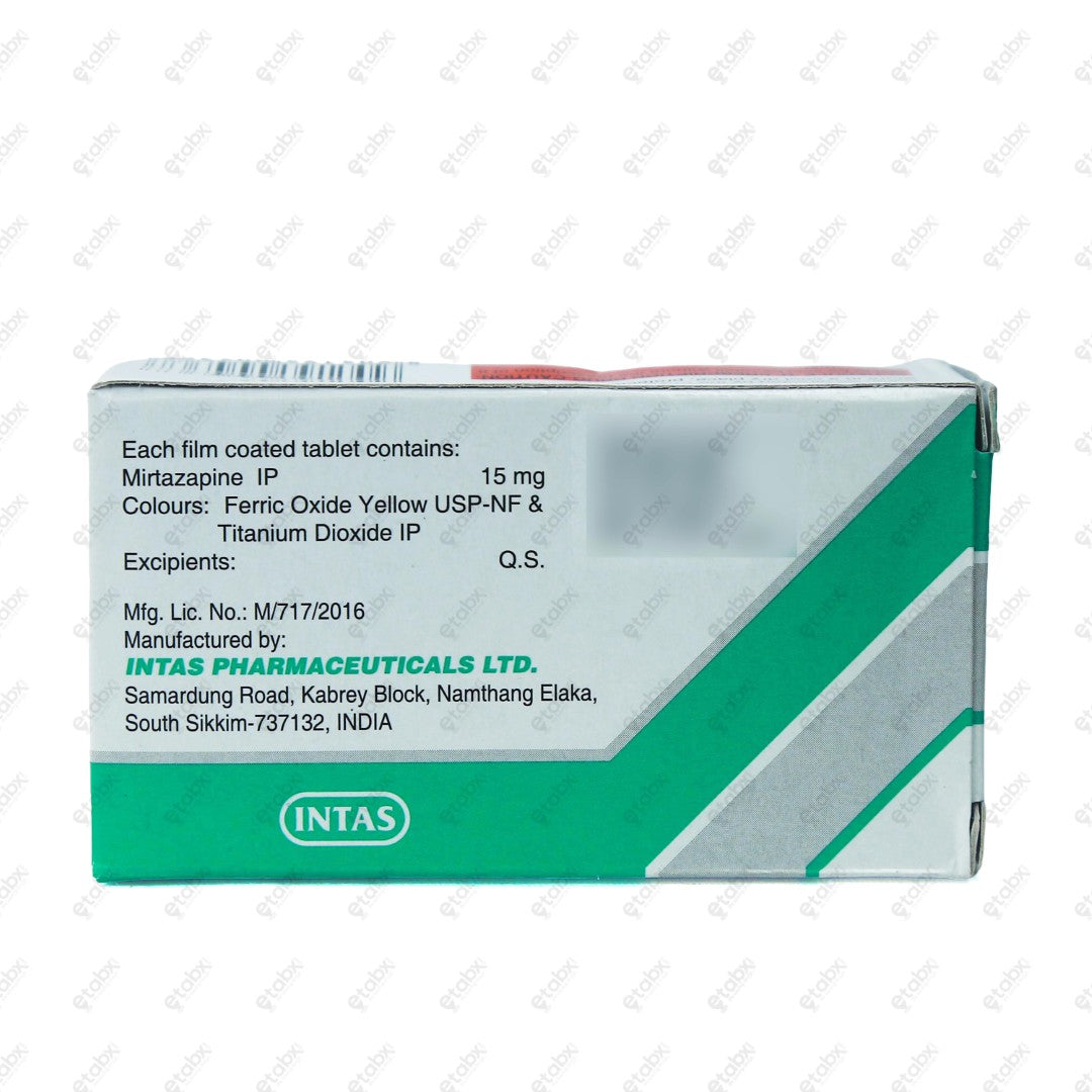 Mirnite 15mg Tablets 10's