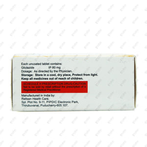 Gliclafin 80 Tablet 10's