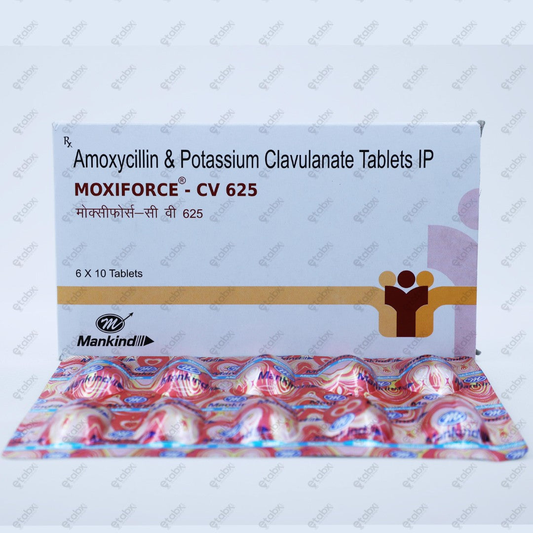 Moxiforce CV 625 Tablet 10's