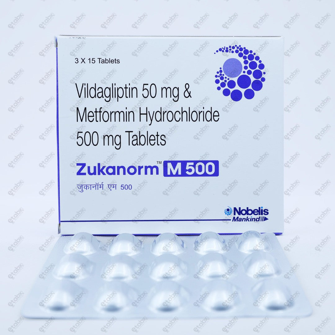 Zukanorm M 500mg Tablet 20's