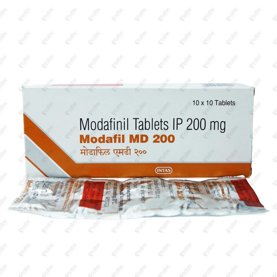 Modafil MD 200mg Tablet 10's