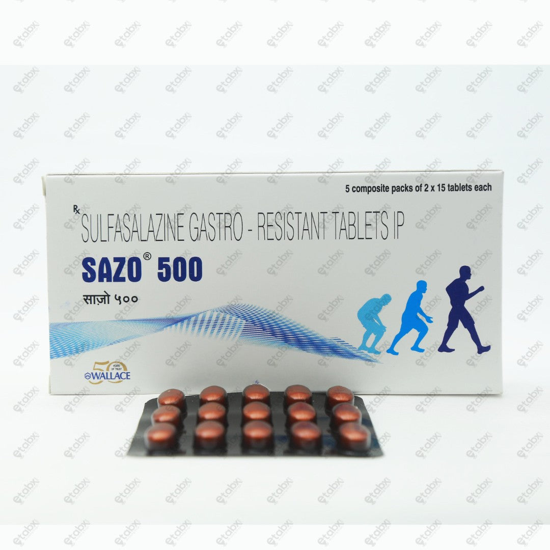 Sazo 500mg Tablet 15's