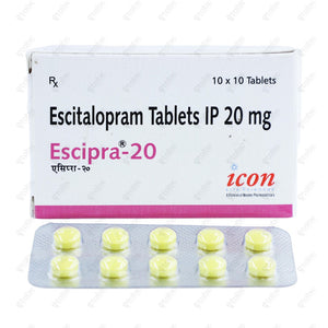 Escipra 20mg Tablet 10's