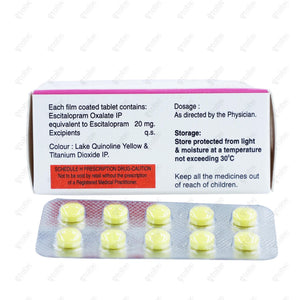 Escipra 20mg Tablet 10's
