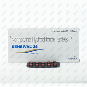 Sensival 25mg Tablet 10's