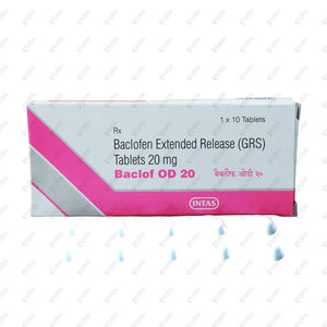Baclof OD 20mg Tablet 10's