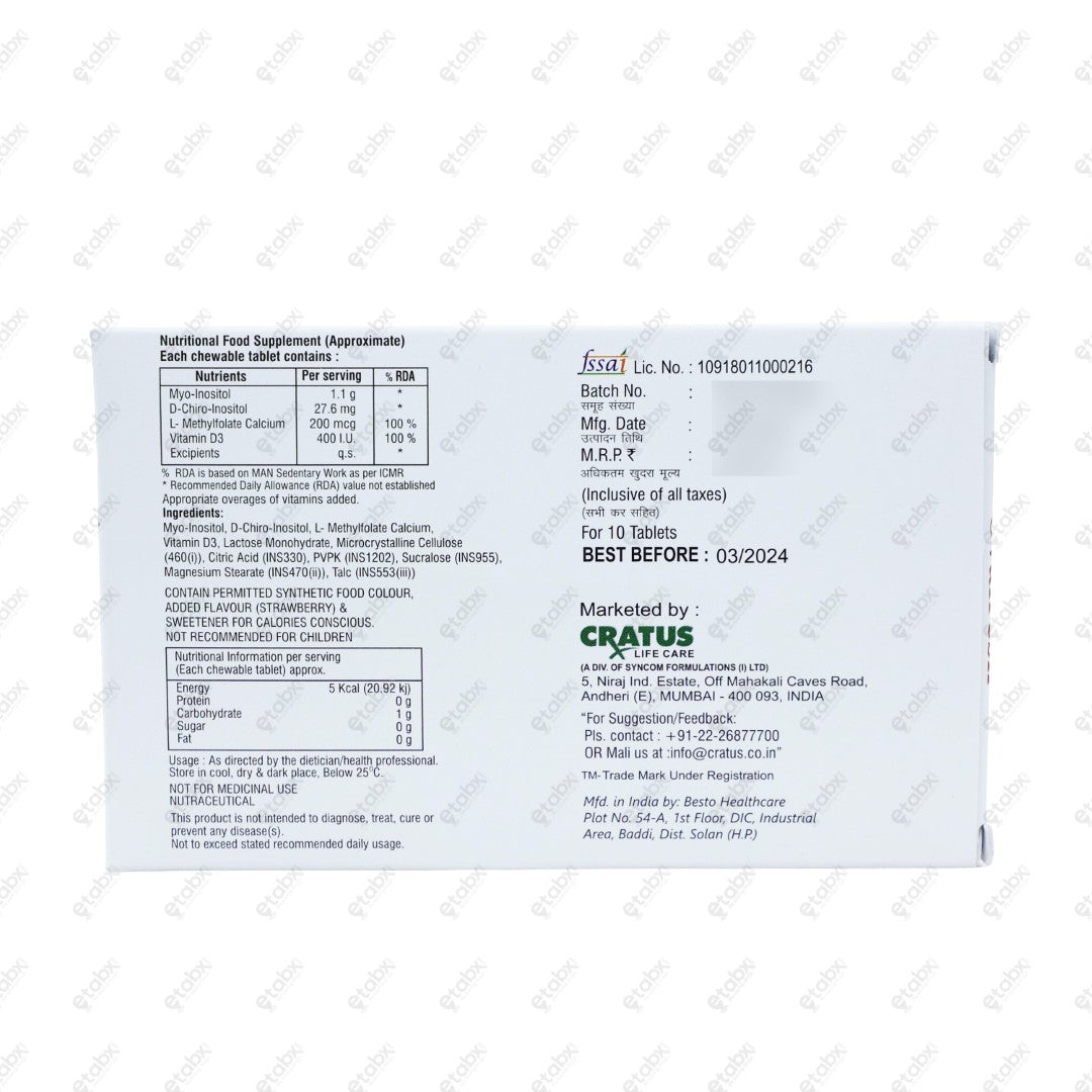 Ovafresh Chewable Tablets 10's