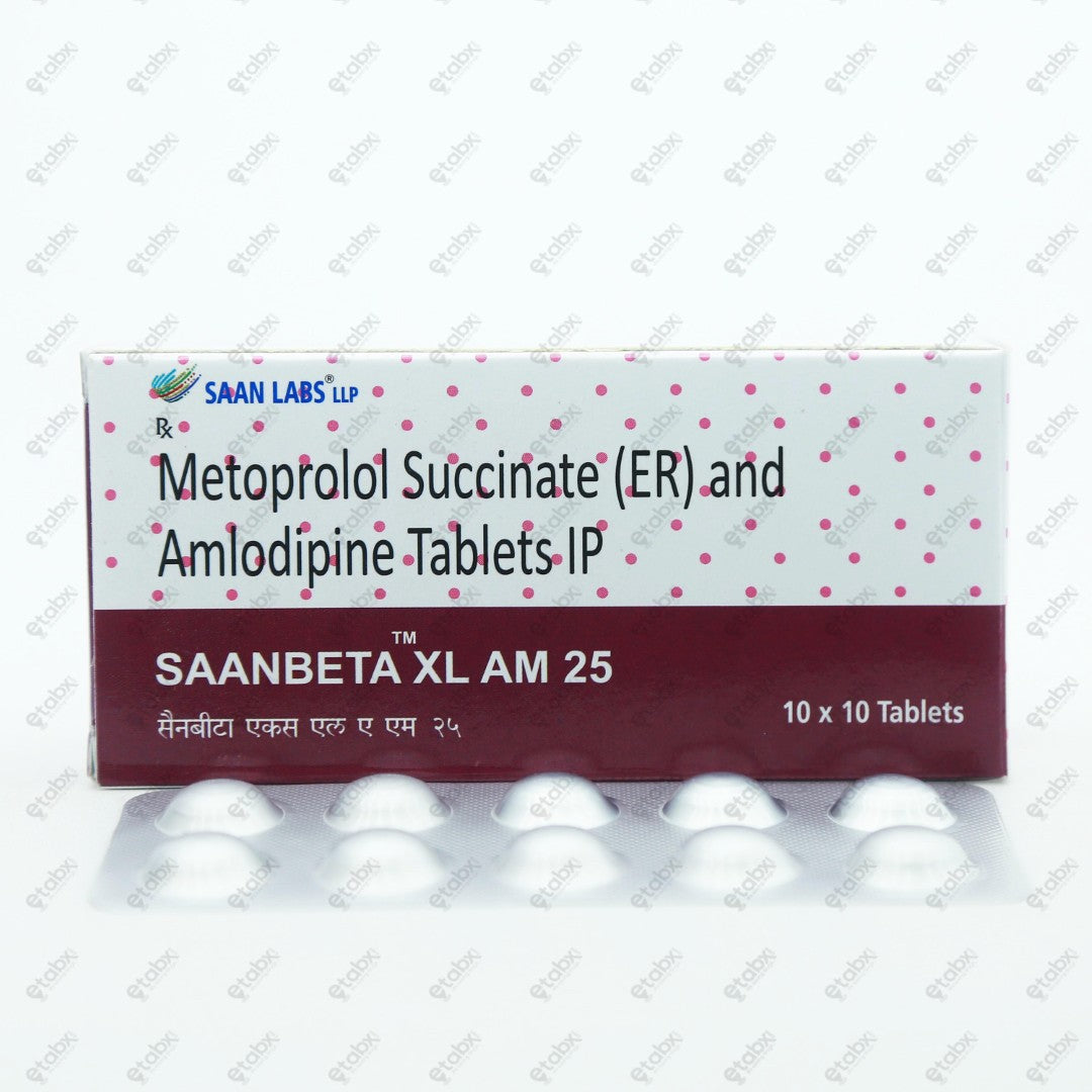 SAANBETA XL AM 25mg Tablet 10's