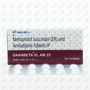 SAANBETA XL AM 25mg Tablet 10's