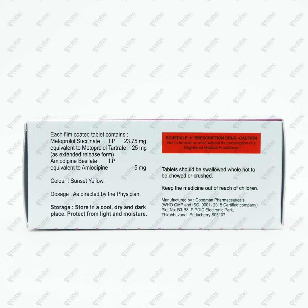SAANBETA XL AM 25mg Tablet 10's