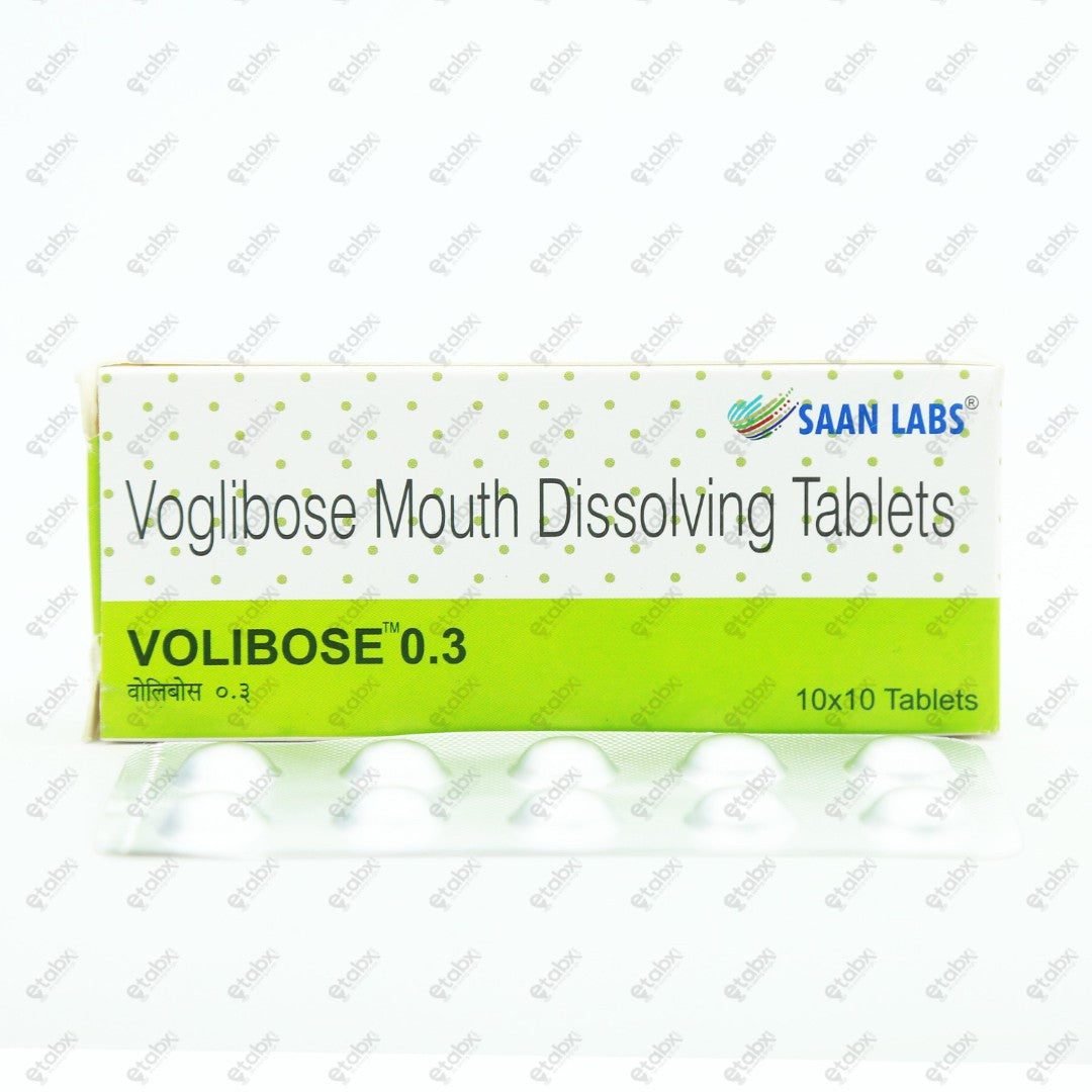 Volibose 0.3 Tablet 10's