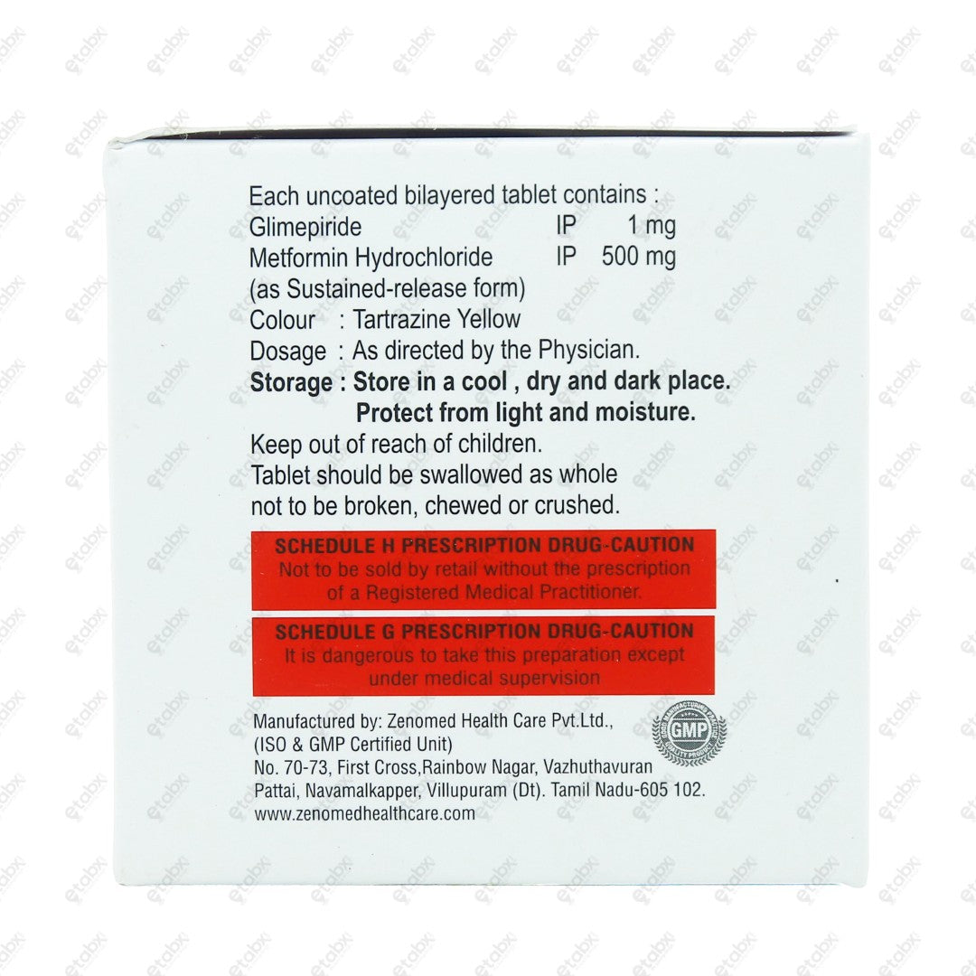 Glyremet G1 Tablet 15's