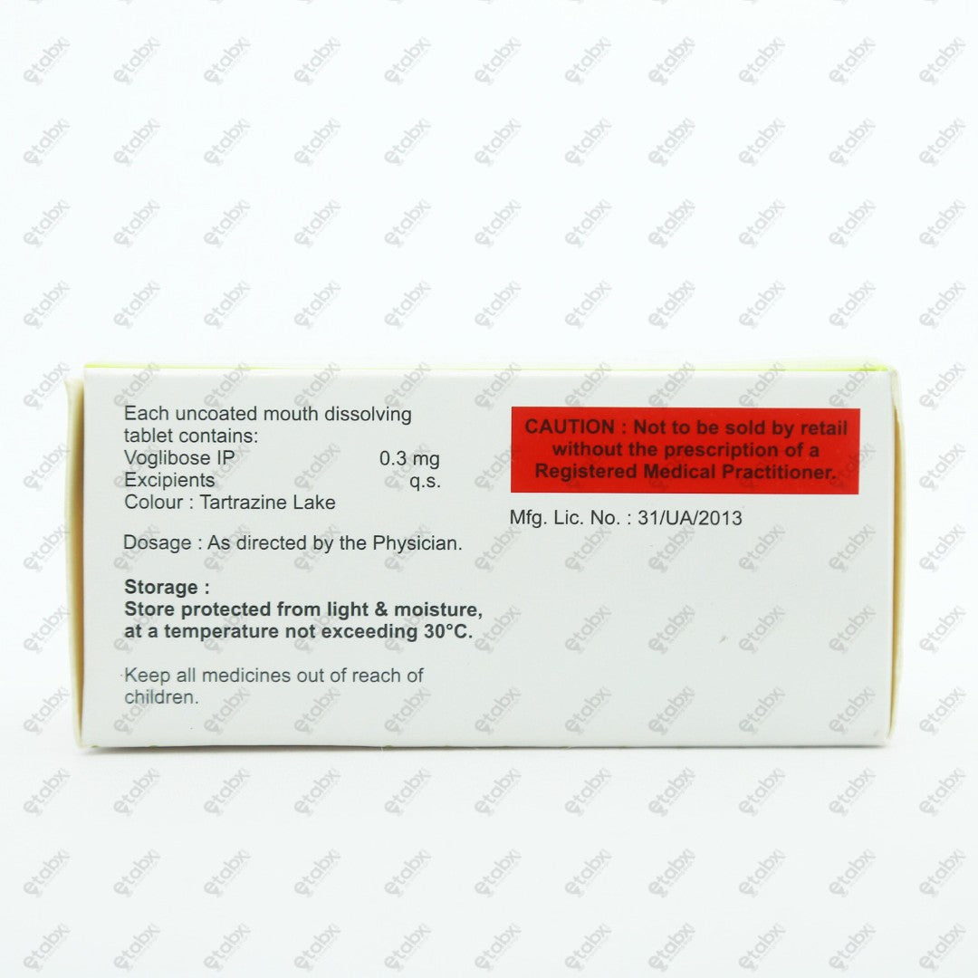 Volibose 0.3 Tablet 10's