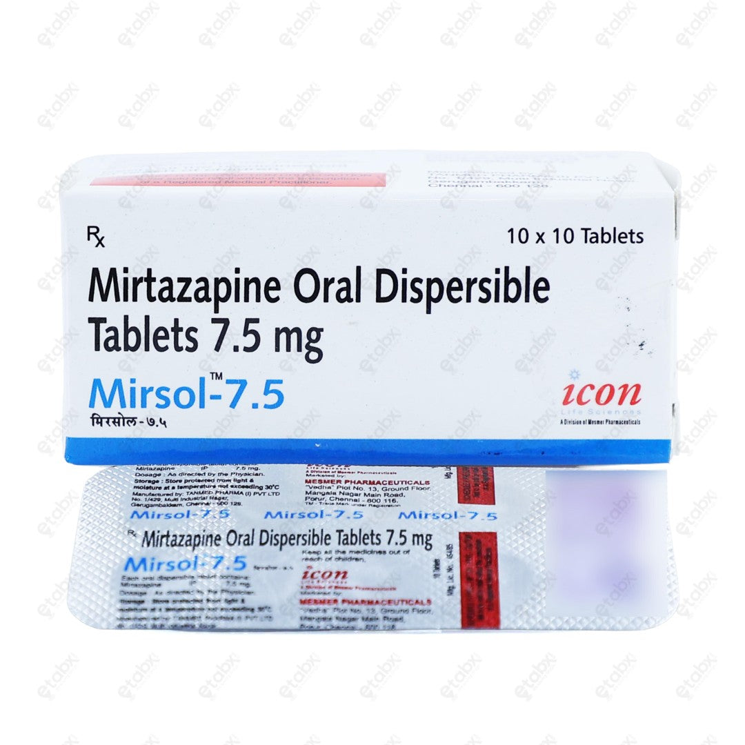 Mirsol 7.5mg Tablet 10's
