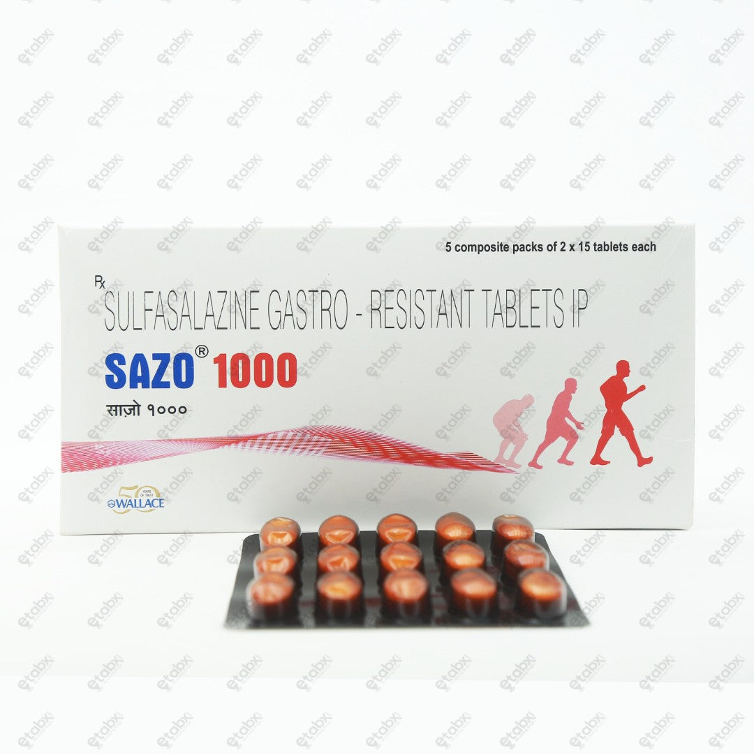 Sazo 1gm Tablet 15's