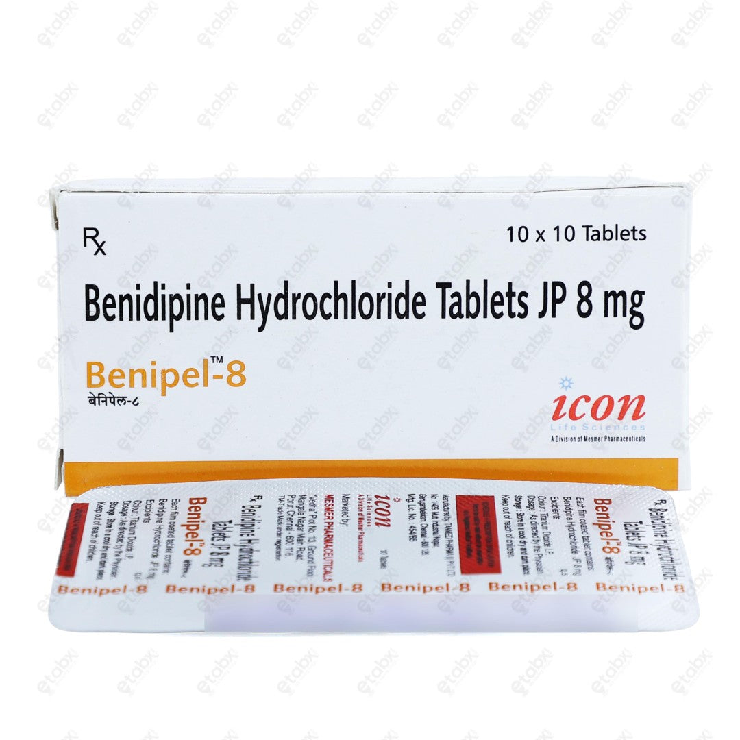 Benipel 8mg Tablet 10's