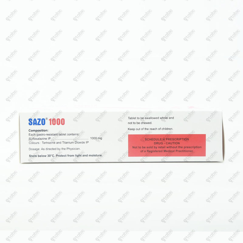 Sazo 1gm Tablet 15's