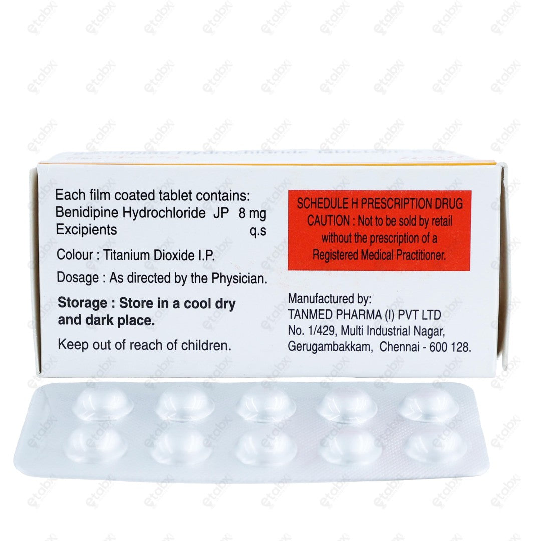 Benipel 8mg Tablet 10's