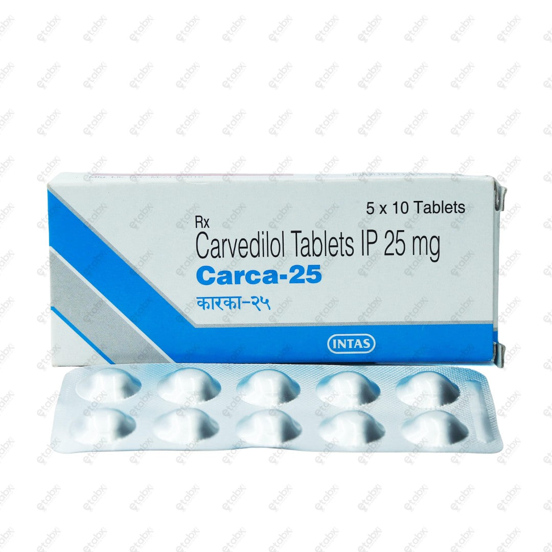 Carca 25mg Tablet 10's