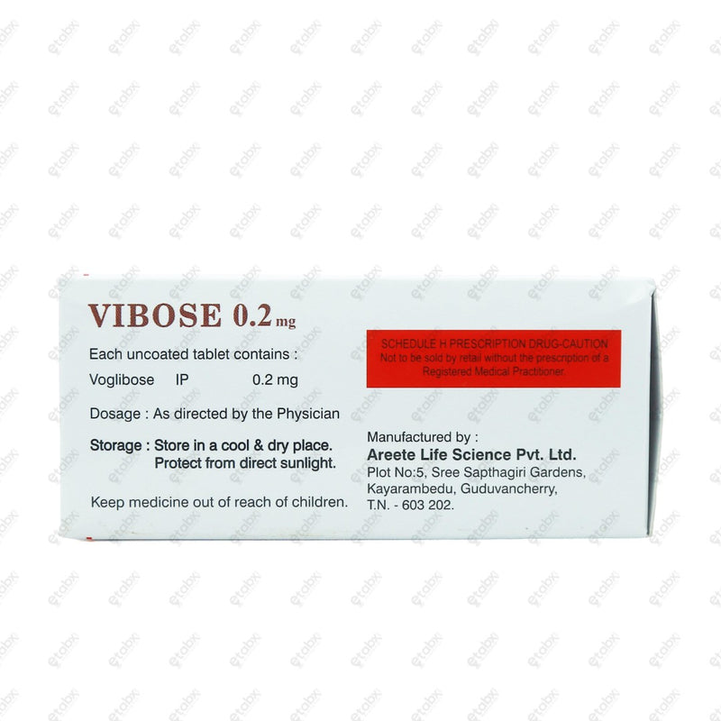 Vibose 0.2mg Tablet 10's