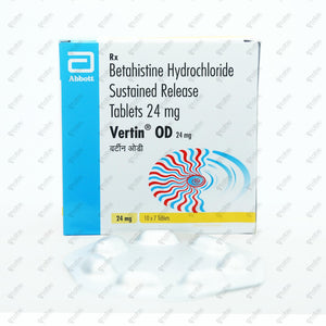 Vertin OD 24mg Tablet 7's