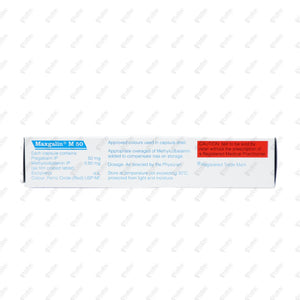 MAXGALIN M 50mg Capsule 10's